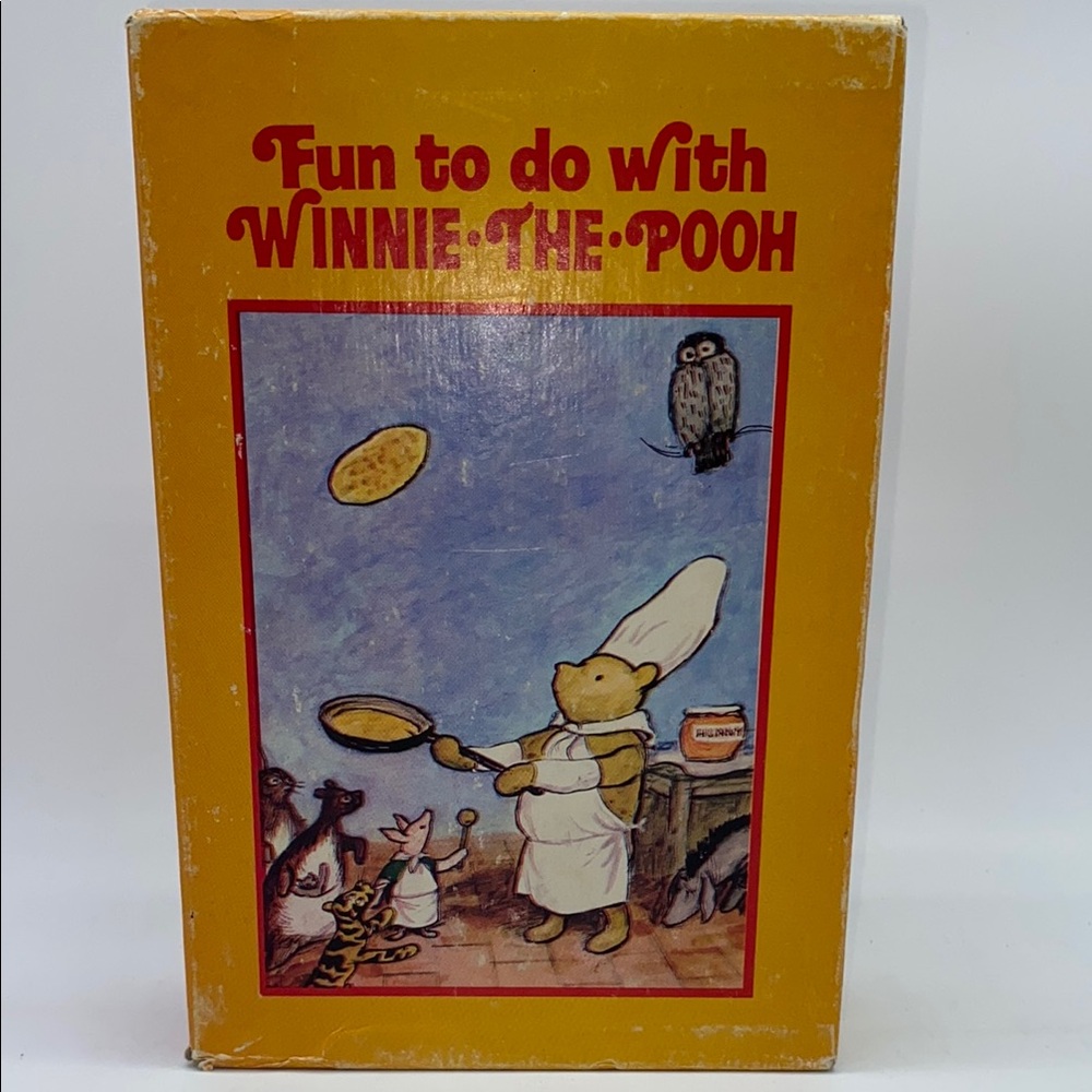 Fun To Do With Winnie The Pooh Box Set of 4 Paperbacks with Slipcase Dell